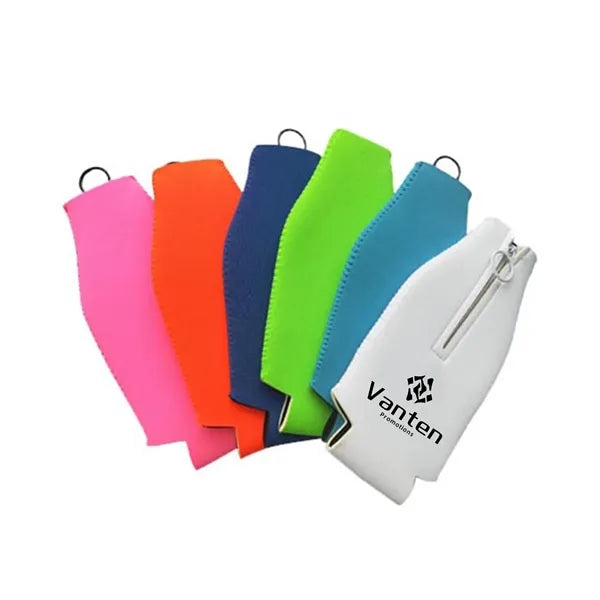 Neoprene Zip Up Bottle Cooler