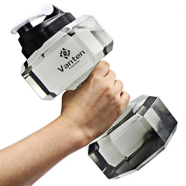 Dumbbell Shaped Drinking Bottle