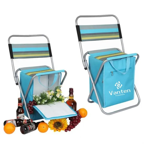 Folding Chair with Cooler Bag