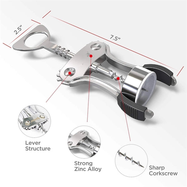 Alloy Premium Wing Corkscrew