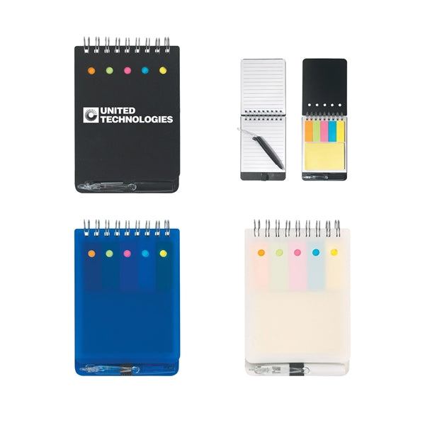 Spiral Jotter Notebook With Sticky Notes