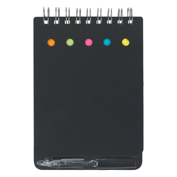 Spiral Jotter Notebook With Sticky Notes