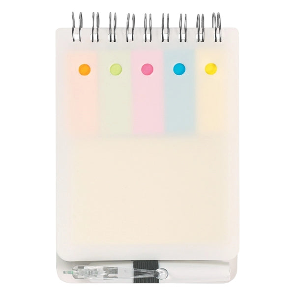 Spiral Jotter Notebook With Sticky Notes