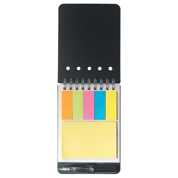 Spiral Jotter Notebook With Sticky Notes