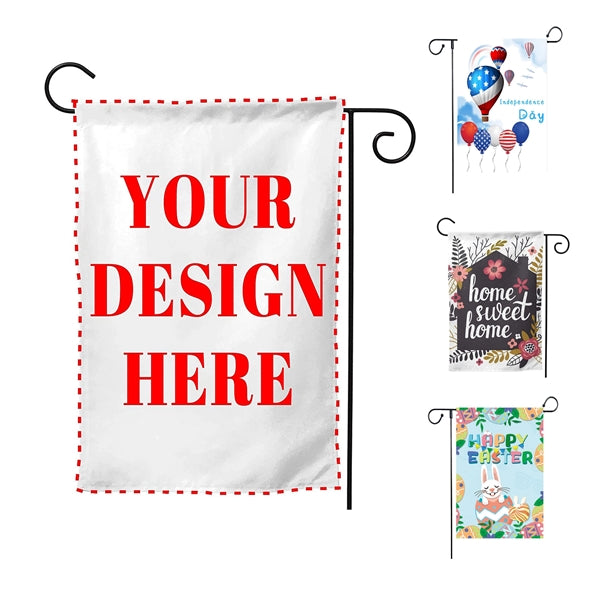 12" x 18" Double-Sided Garden Flag with Frame