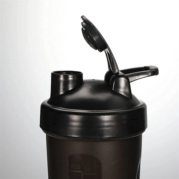 20oz Protein Shakes Shaker Bottle with Wire Whisk Ball