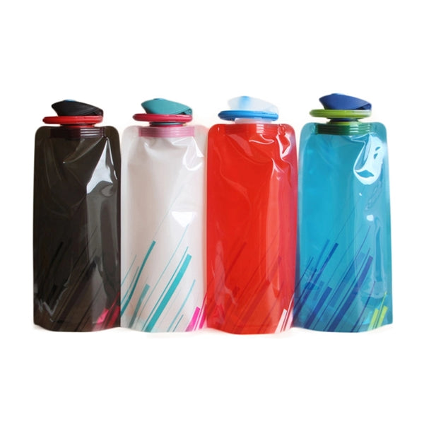 23 Oz Collapsible Water Bottle With Carabiner