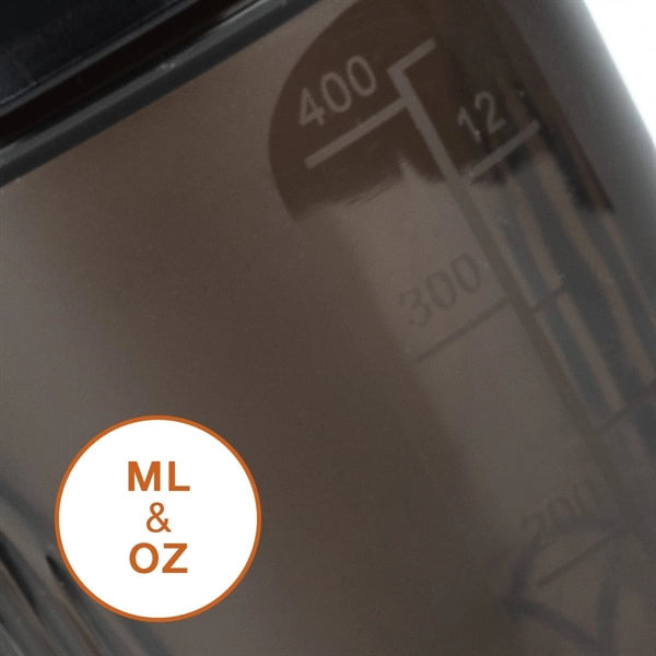 Protein Shakes Shaker Bottle with Wire Whisk Ball and Handle