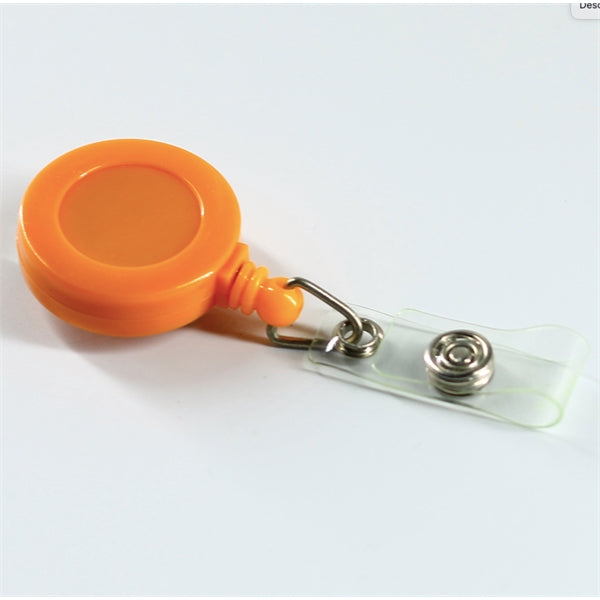Plastic Oval Reel Lanyard Badge