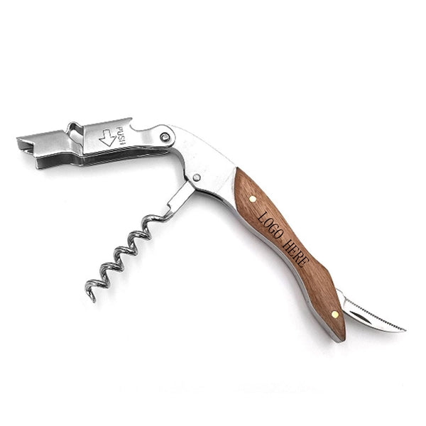 Corkscrew with Wood Handle