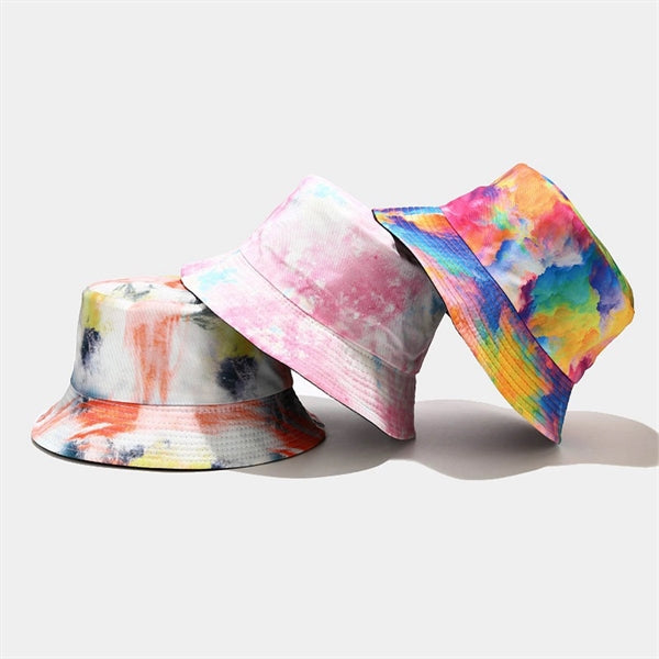Rainbow Print Bucket Hat