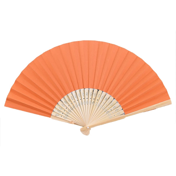 8" Bamboo Paper Hand Fan