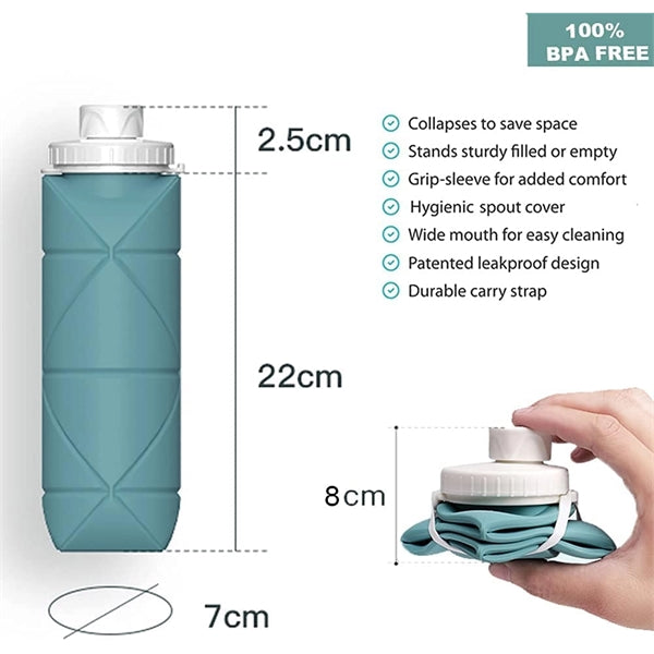 20Oz Collapsible Water Bottles