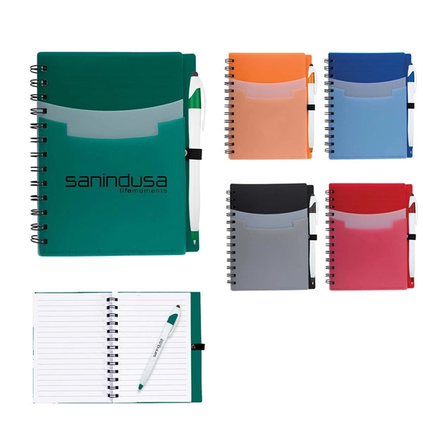 Pocket Notebook With Pen Hardcover