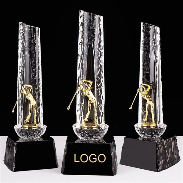 Crystal & Gold Golf Award
