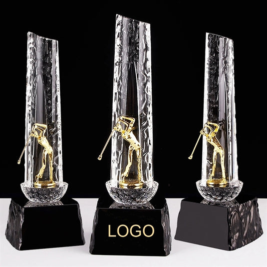 Crystal & Gold Golf Award