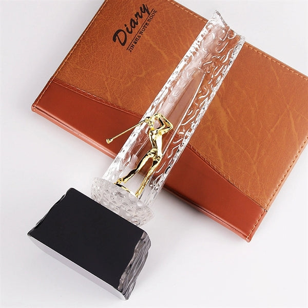 Crystal & Gold Golf Award