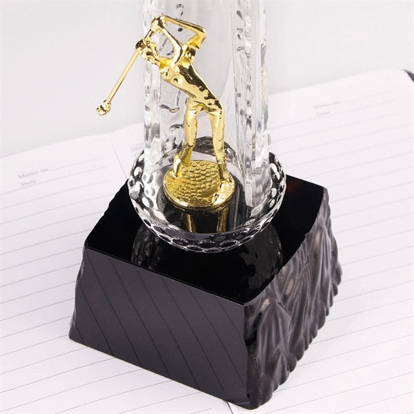 Crystal & Gold Golf Award