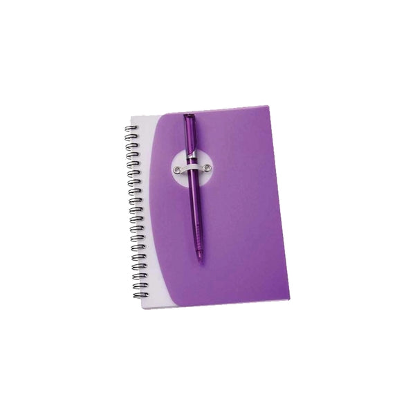 Hardcover Spiral 5"L x 7"W Notebook & Pen Customizable