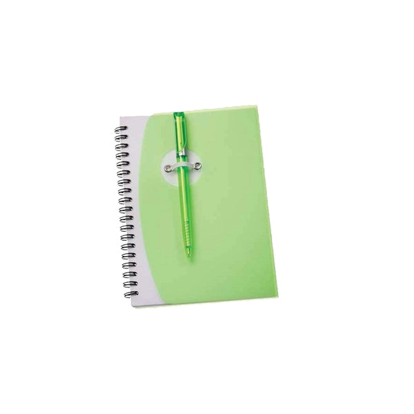 Hardcover Spiral 5"L x 7"W Notebook & Pen Customizable