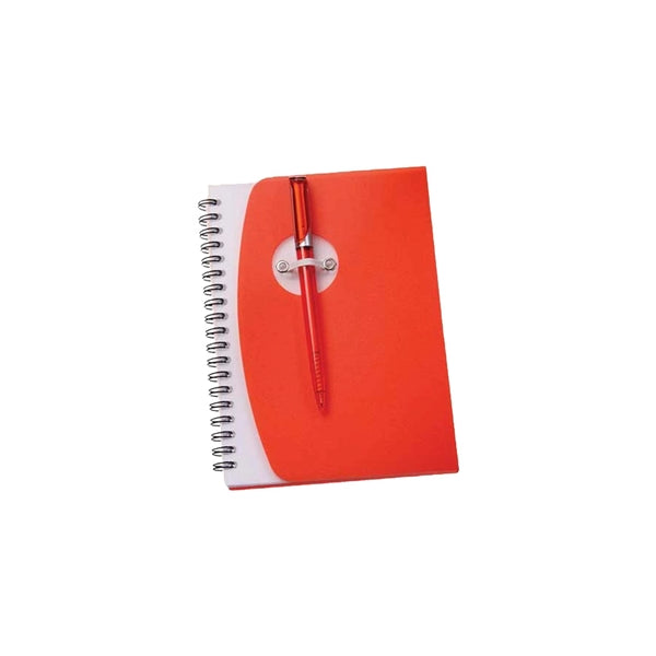Hardcover Spiral 5"L x 7"W Notebook & Pen Customizable