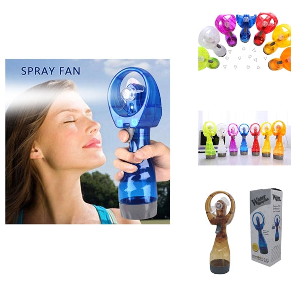 Portable Handheld Humidifier Powered Fans with Mist