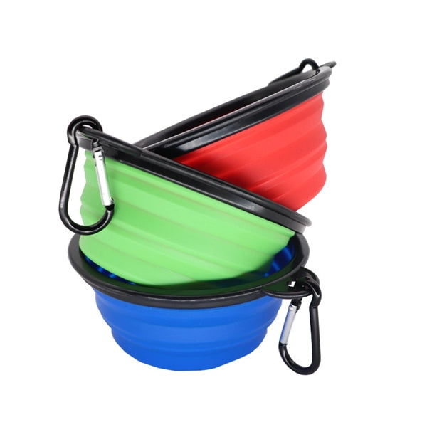 Standard Size FDA Silicone Collapsible Travel Pet Bowl