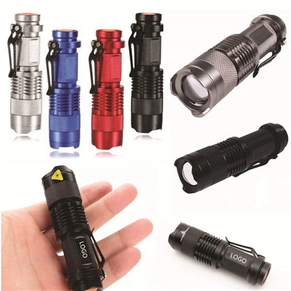 LED Mini Zoomable Flashlight Torch