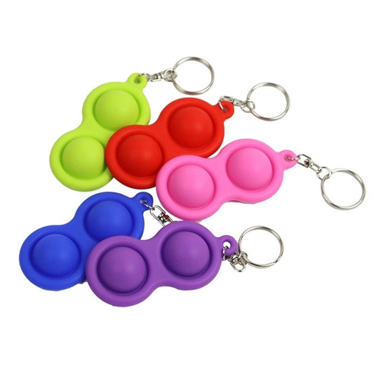 Push pop key chain