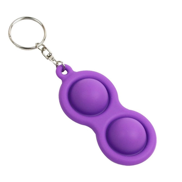 Push pop key chain