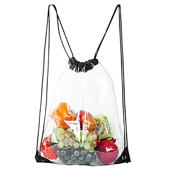 PVC Clear Drawstring Backpack