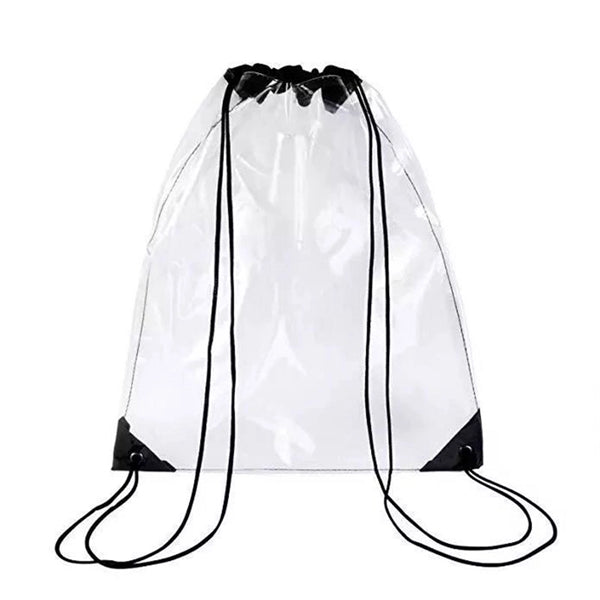 PVC Clear Drawstring Backpack