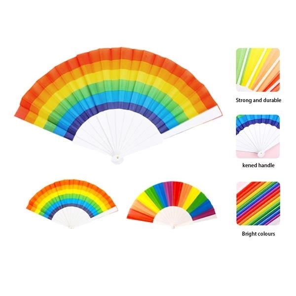 Polyester Rainbow Fan