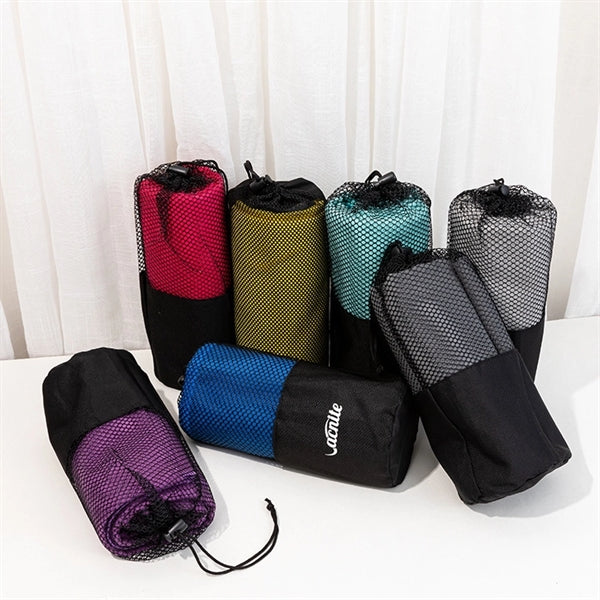 Quick Drying Sports Towel With Carrying Bag
