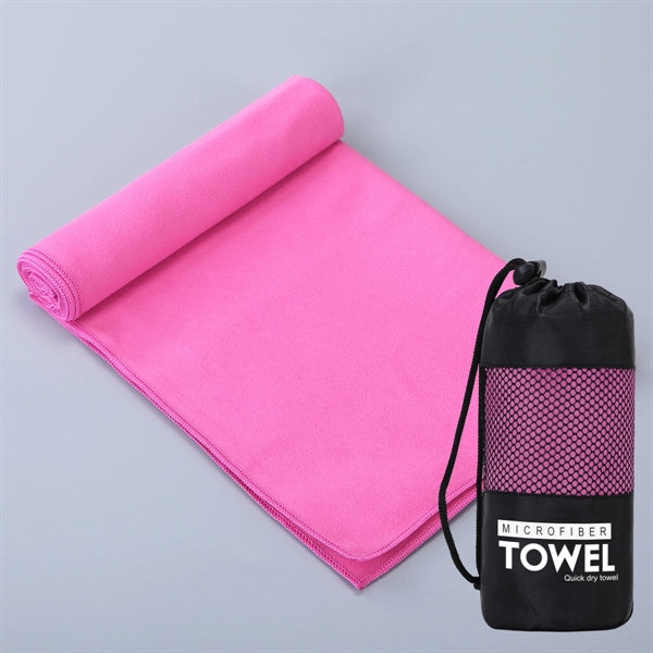 Quick Drying Sports Towel With Carrying Bag