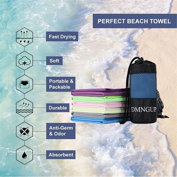 Quick Drying Sports Towel With Carrying Bag