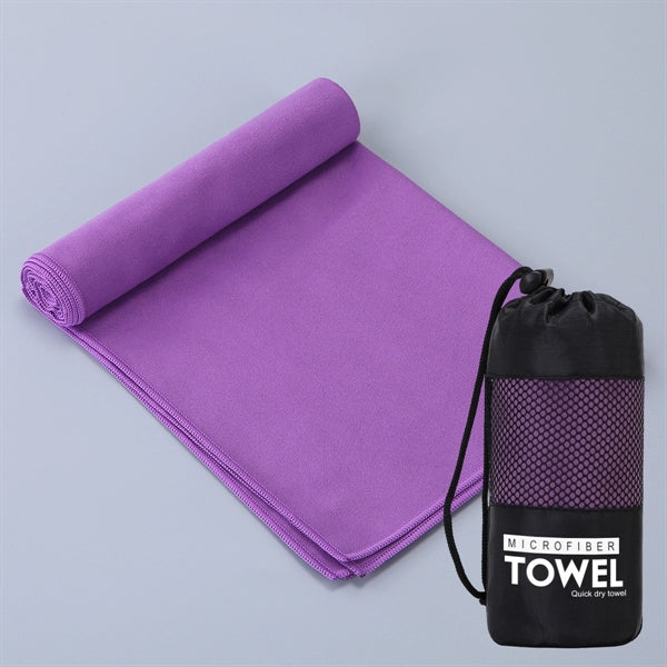 Quick Drying Sports Towel With Carrying Bag