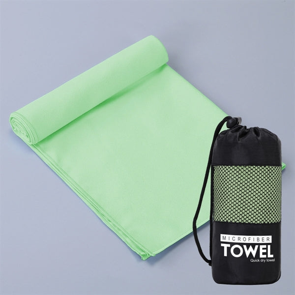 Quick Drying Sports Towel With Carrying Bag