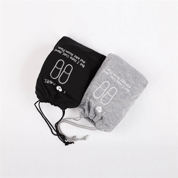 Portable Travel Slippers with Storage Bag