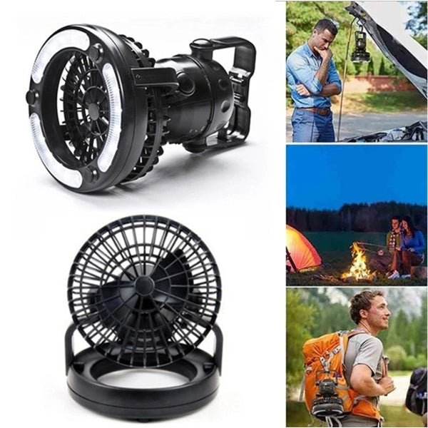 Portable LED Camping Lantern With Fan