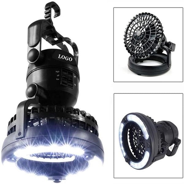 Portable LED Camping Lantern With Fan