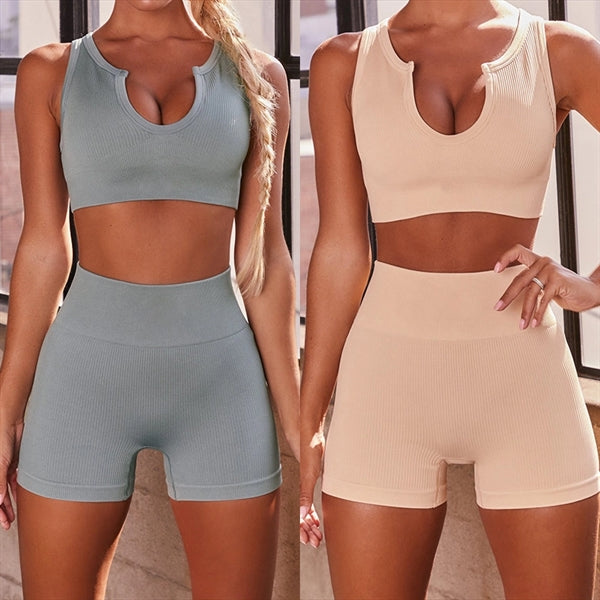 Rib yoga suit