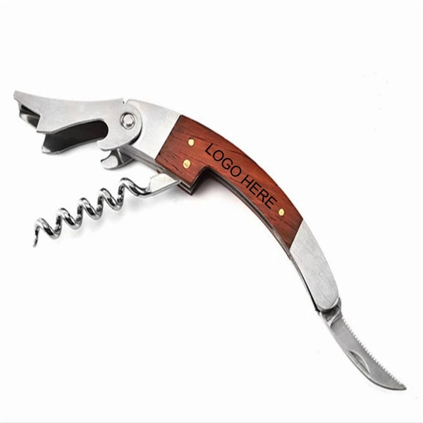 Wooden Curved Corkscrew