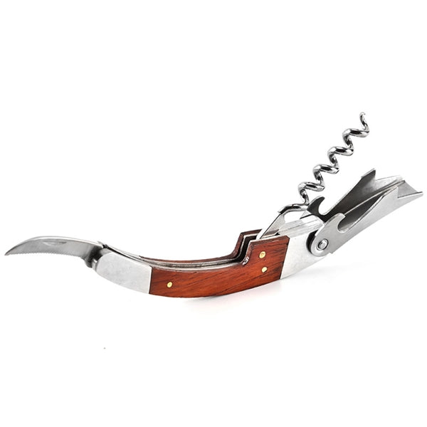 Wooden Curved Corkscrew