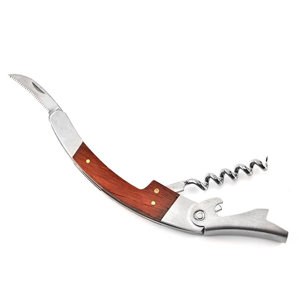 Wooden Curved Corkscrew