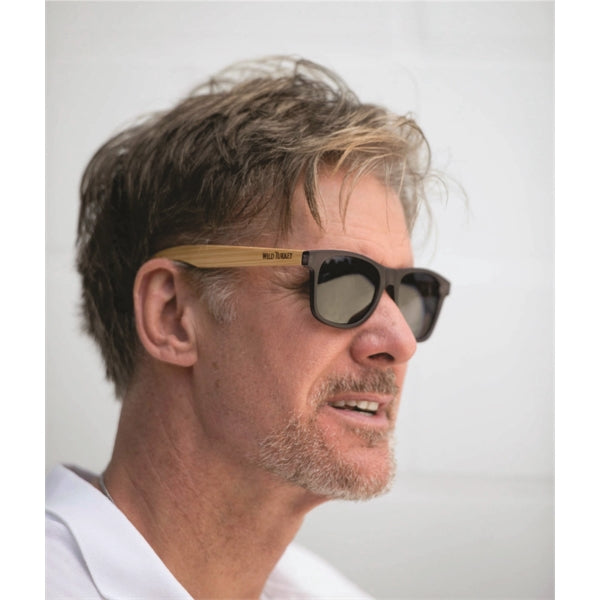 Straw Hat With Seti Bamboo Sunglasses Gift Set