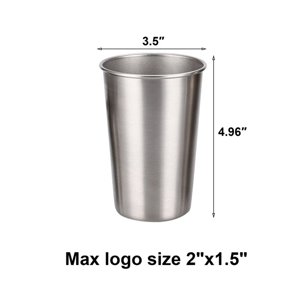 16oz Stainless Steel Pint Cup