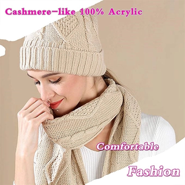Cap Gloves & Scarf Set