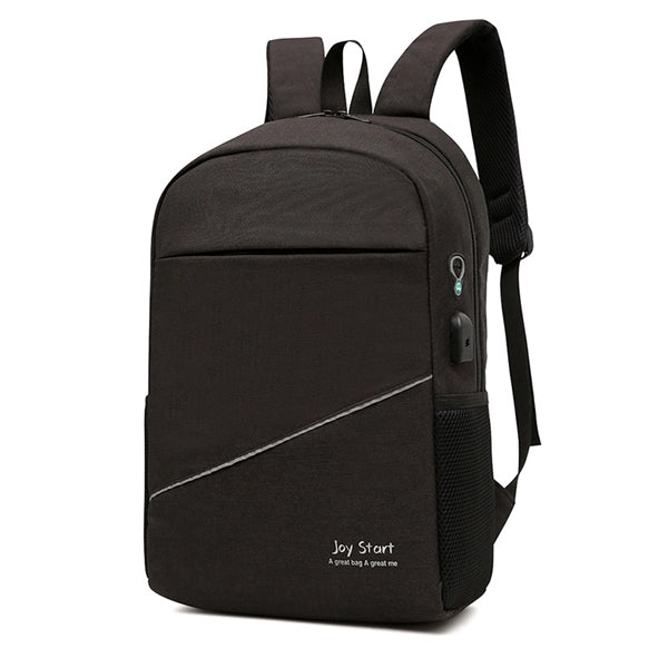 Laptop backpack with USB charging port
