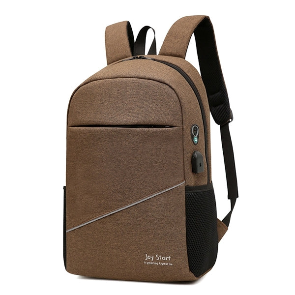 Laptop backpack with USB charging port